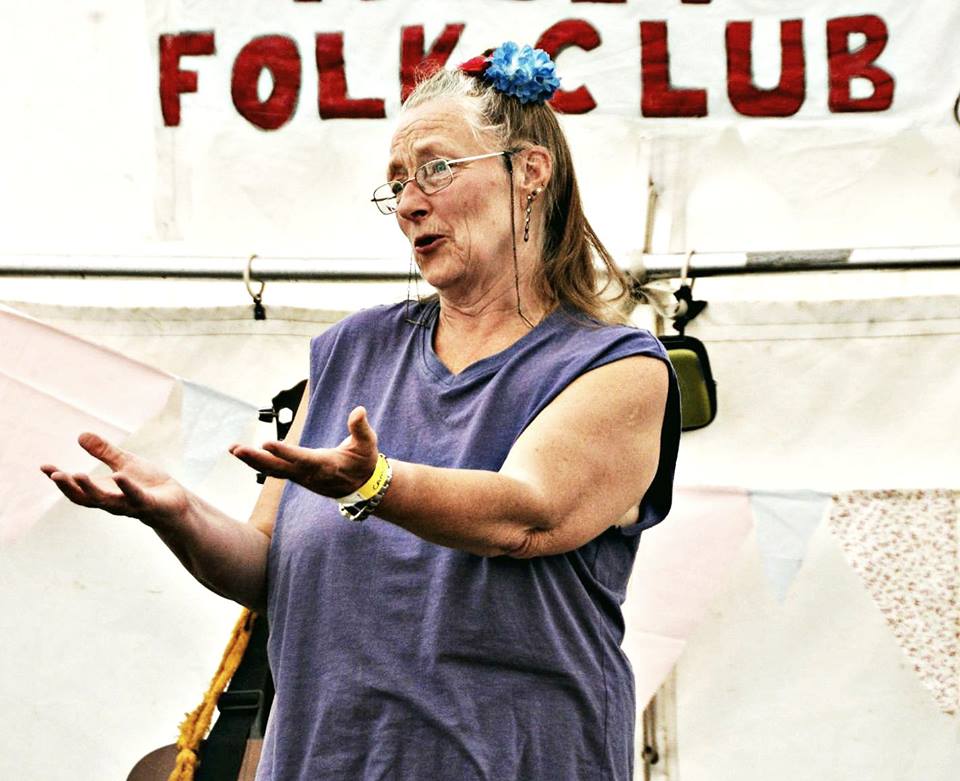 Ruth storytelling in woods